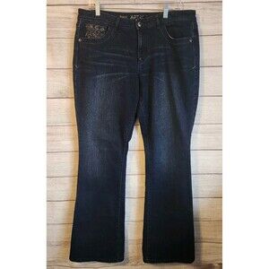 Apt 9 womens bootcut 14 dark wash denim jeans